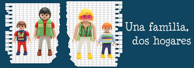 "Una familia, dos hogares"
